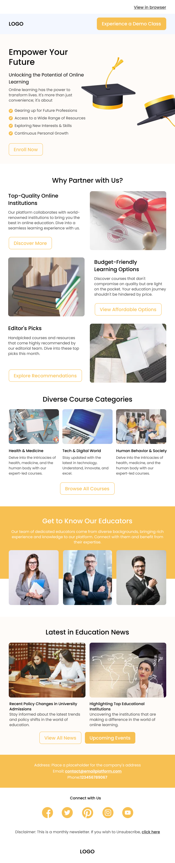 Education-Discover Online Learning